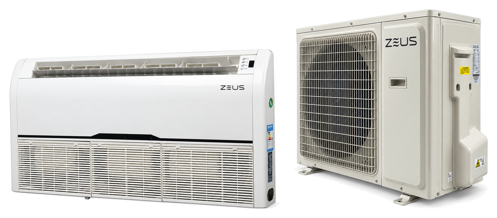 ZEUS Business ceiling-floor air conditioner set 18000 BTU, indoor + outdoor unit